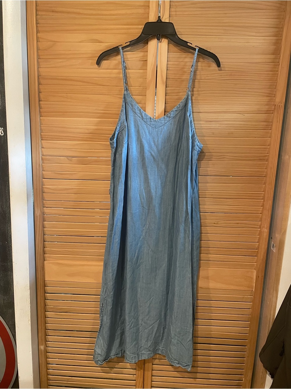 Universal Thread Light Blue Denim Slip Dress